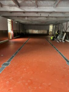 stainless steel drainage installation