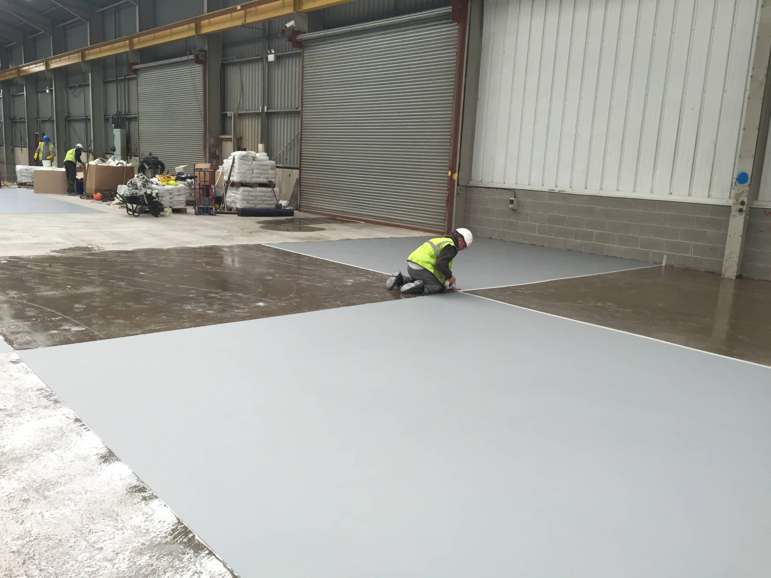 expansion joint repair - impact flooring