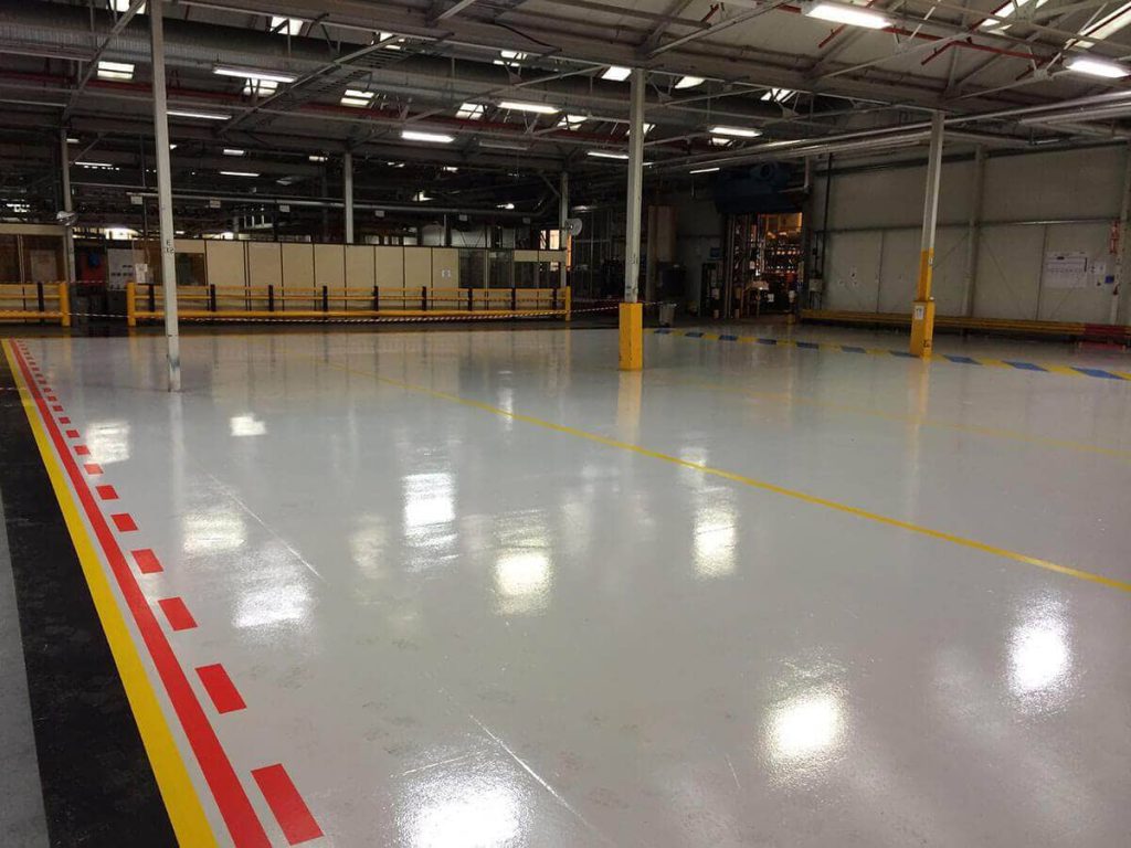 epoxy floor coating - impact flooring