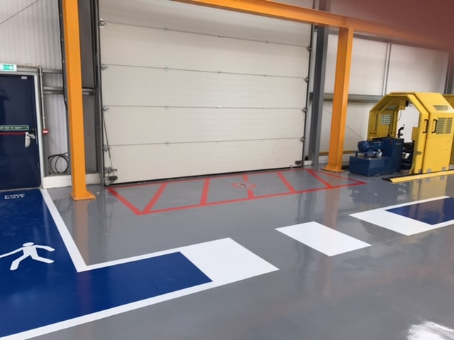 industrial factory flooring