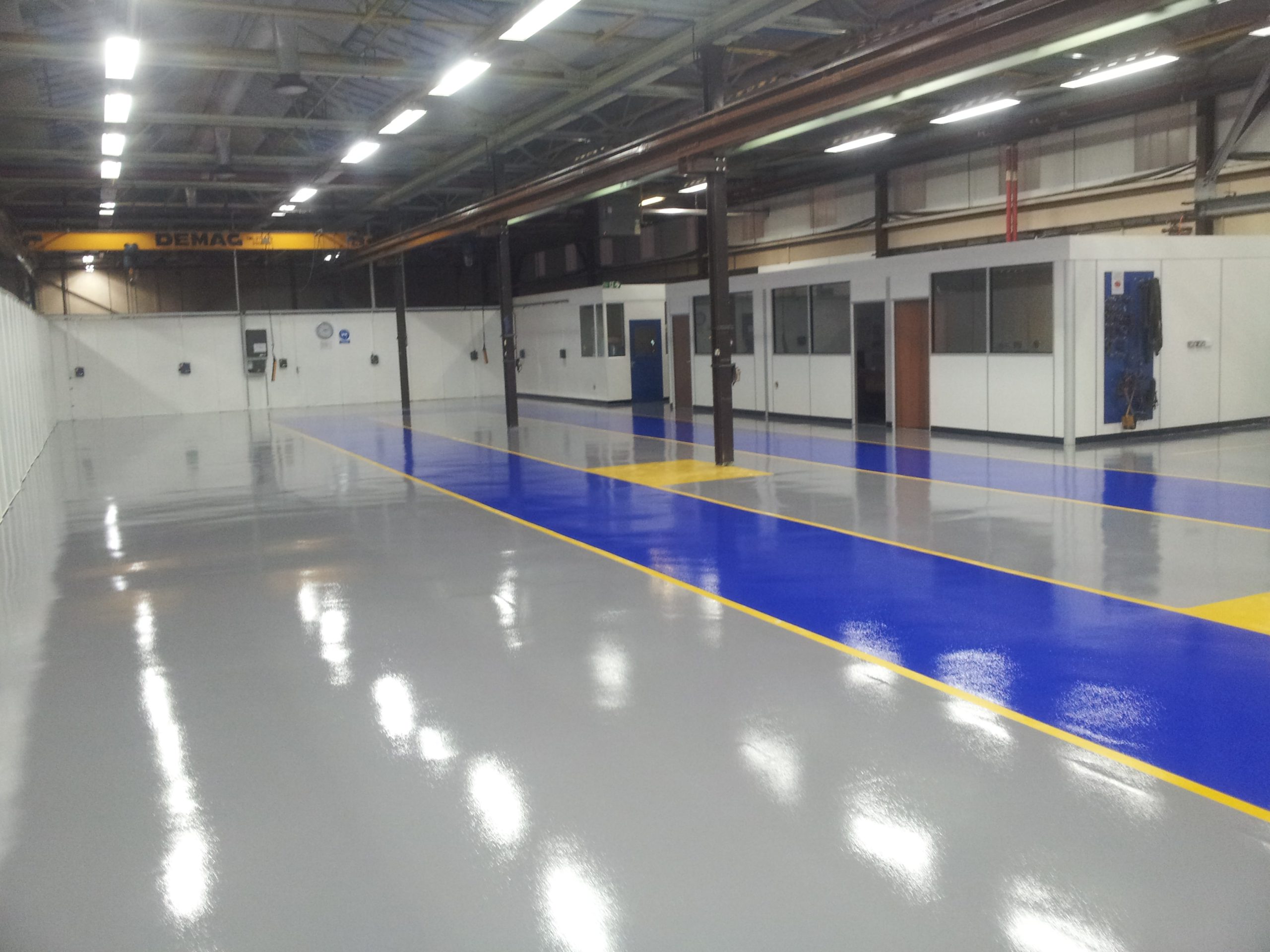 aerospace and automotive resin flooring