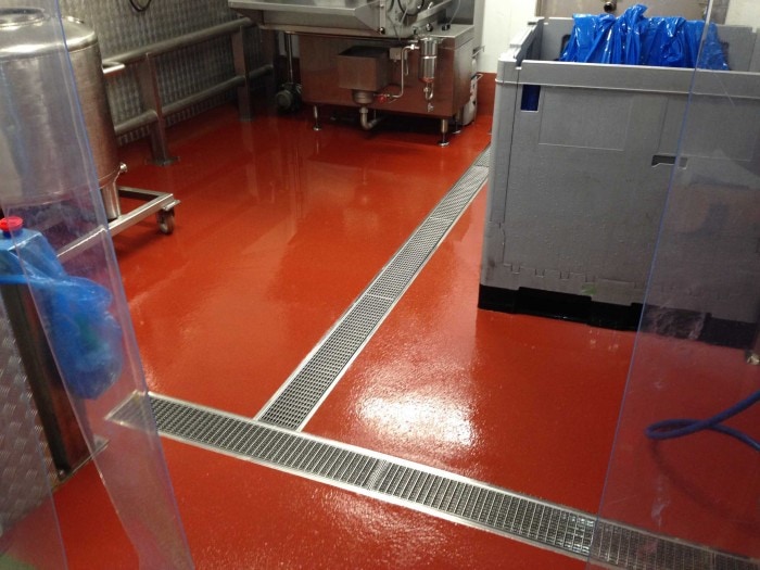 Hygienic Flooring Wet Environment Floors Impact Flooring   Stainless Steel Drainage 700x525 1 