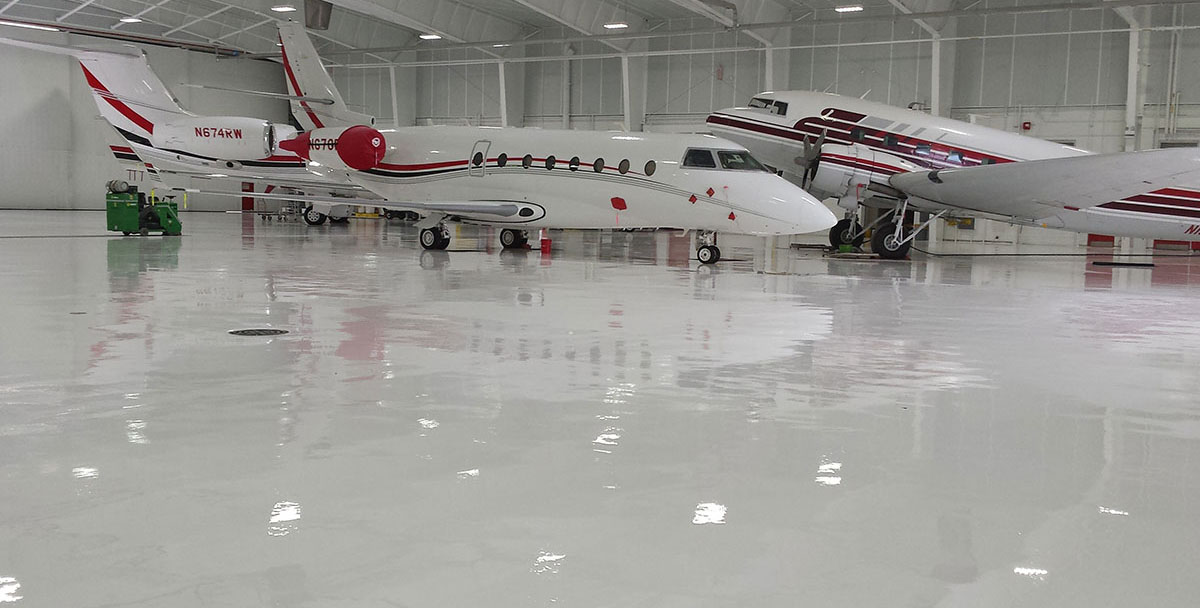 Epoxy Resin Flooring in Aerospace industry