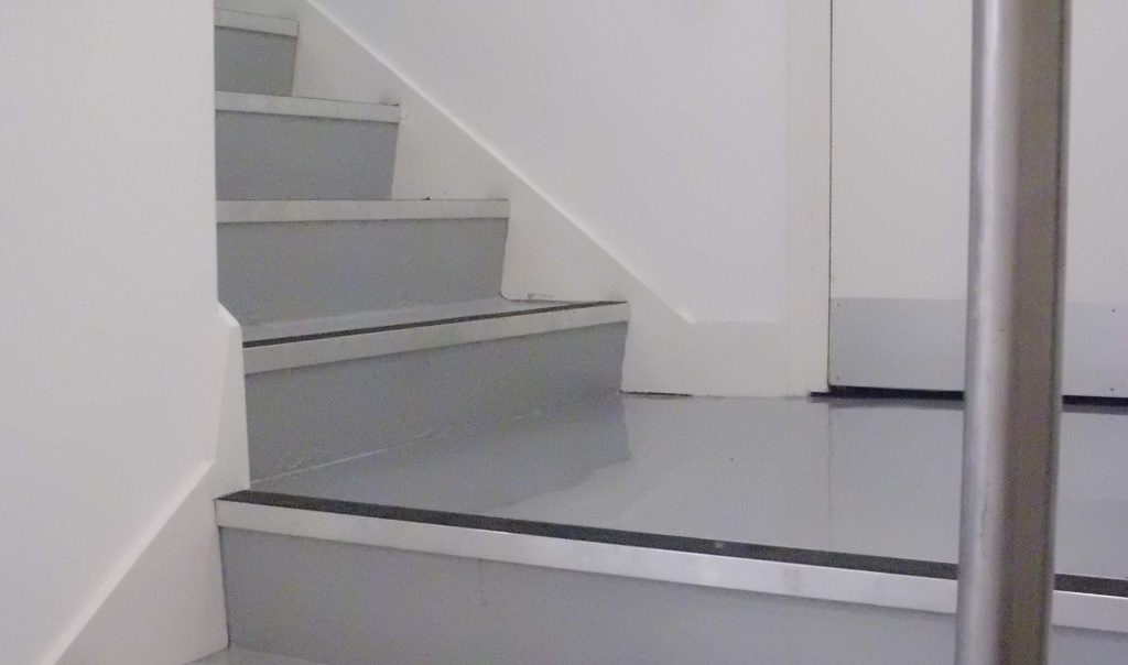 Anti-Slip Resin Flooring Stairs