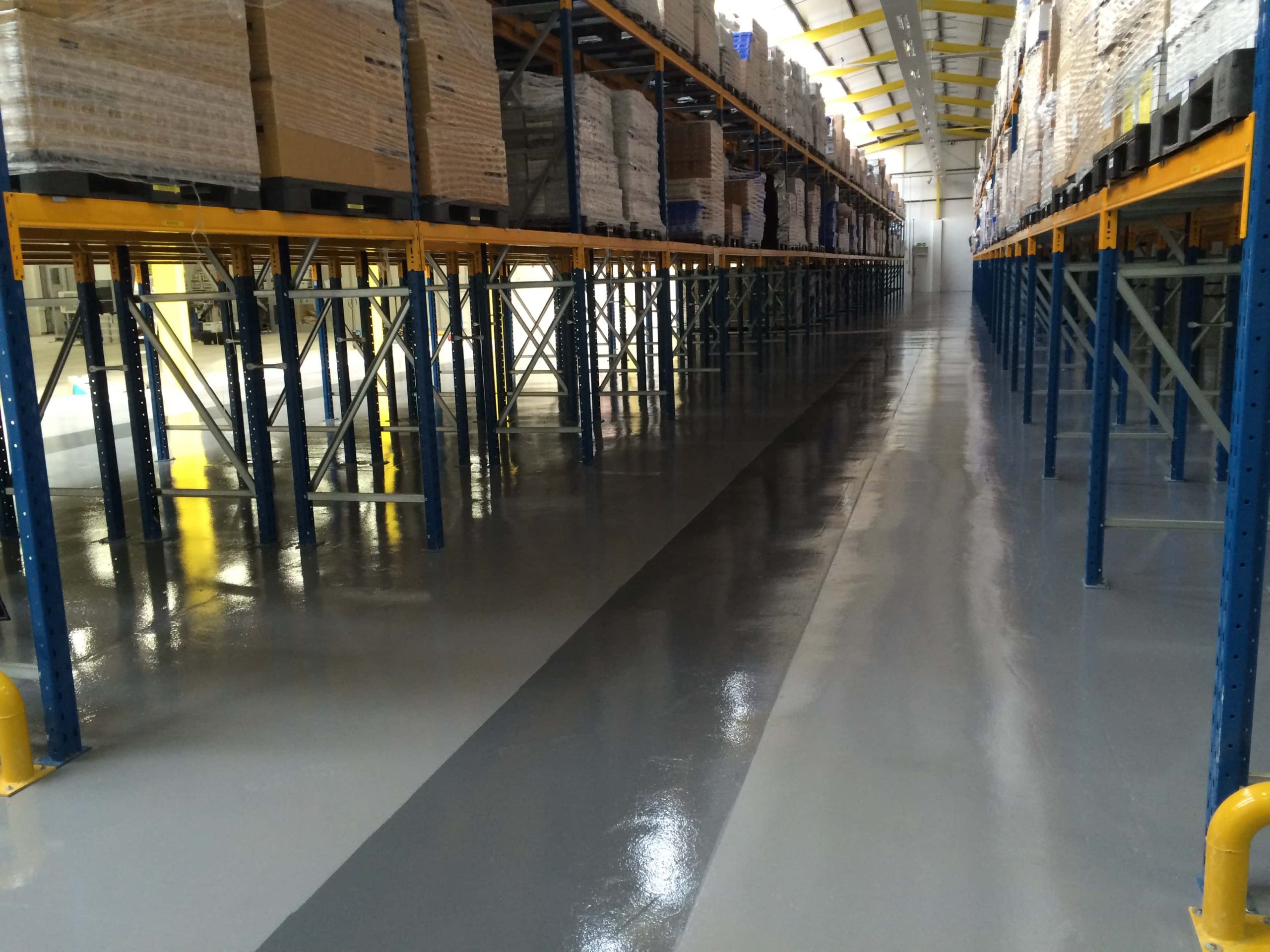 clean warehouse flooring