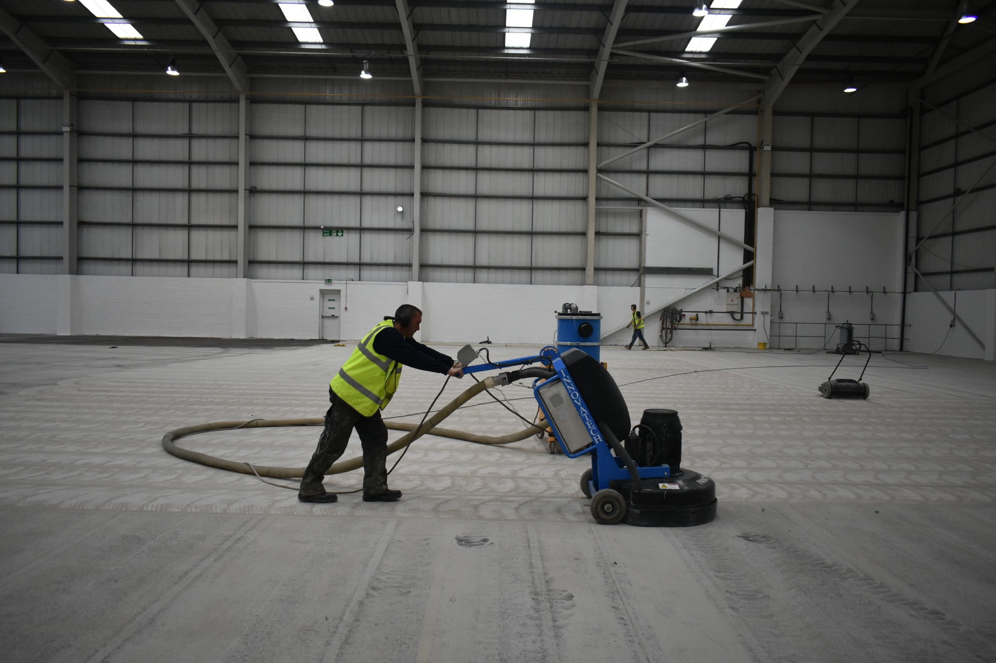 worker in high vis vest