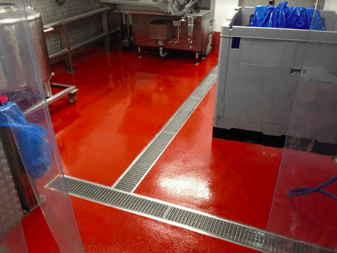 catering kitchen epoxy flooring