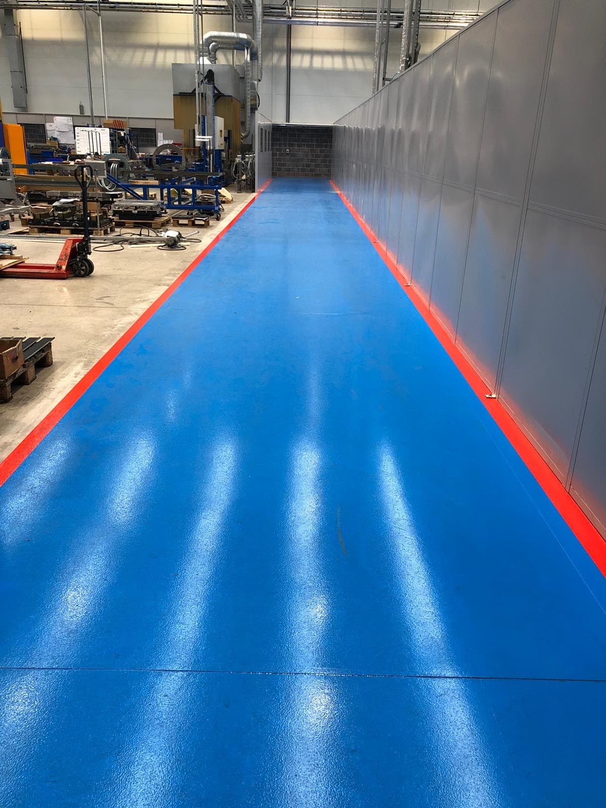 EBS Engineering Epoxy Resin Floor with Demarcation