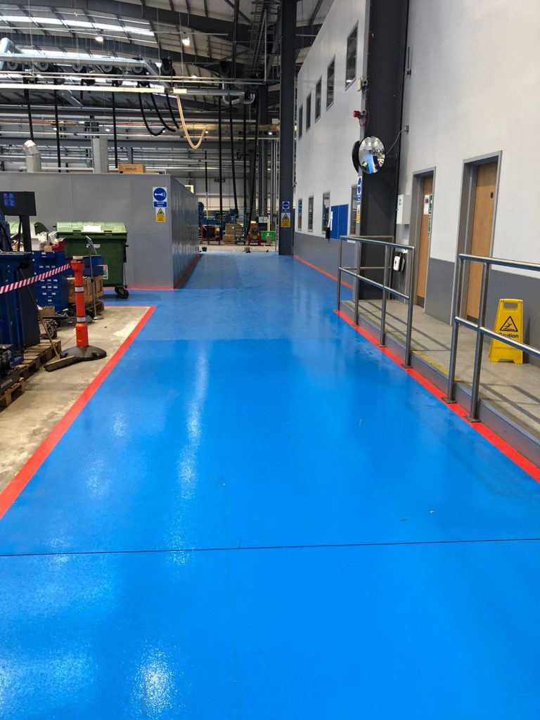 TBS Engineering new epoxy resin floor