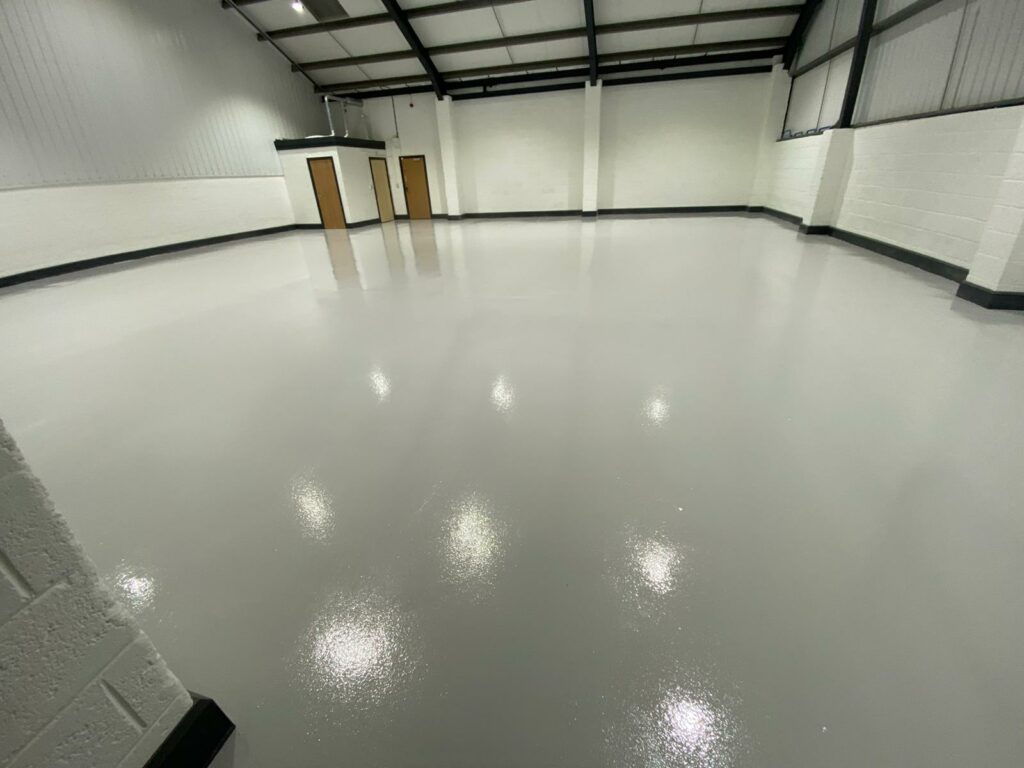 Epoxy Floors provide Protection for Underlying Concrete Floors