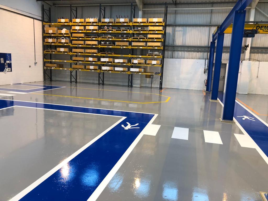 Resin Flooring Demarcation