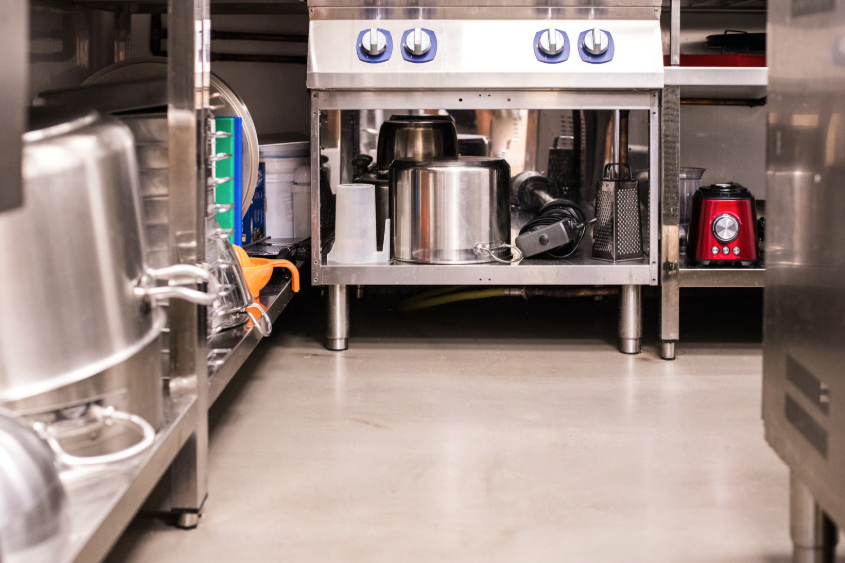 Commercial kitchen floor