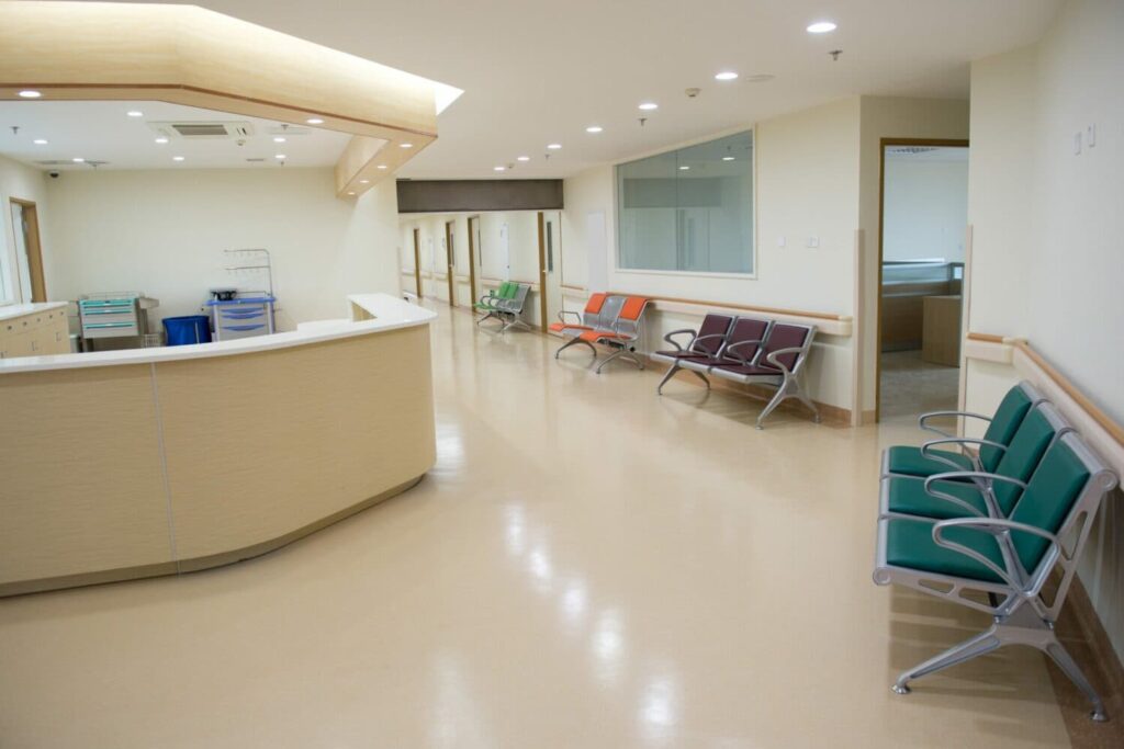 Medical office flooring
