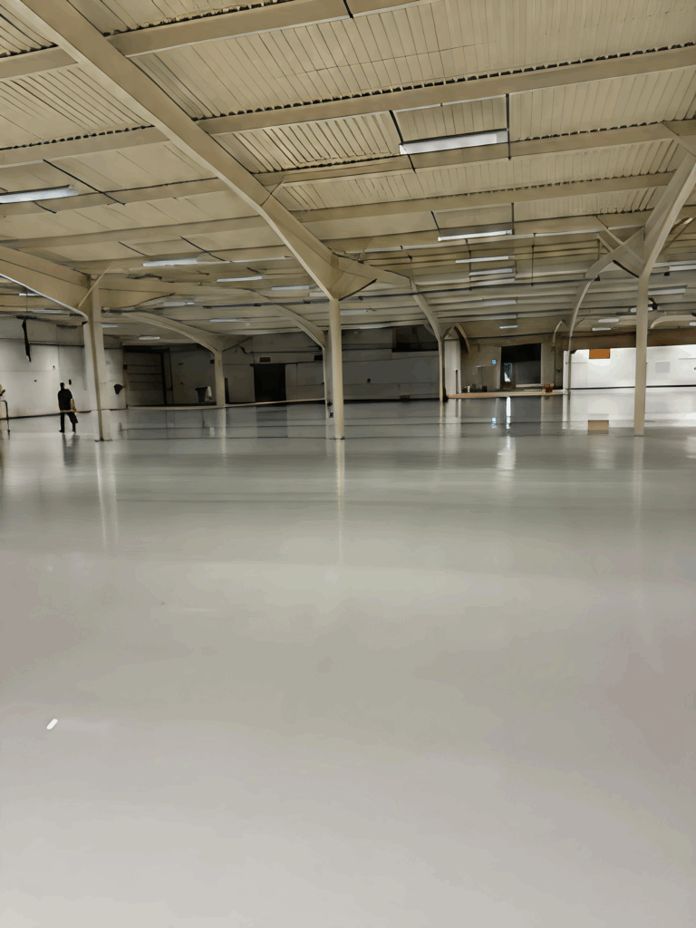 self levelling epoxy floor for Adept